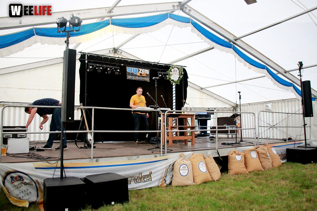 Festeröffnung mit Festanstich Stefan Müller 1. Gattendorfer Oktoberfestla