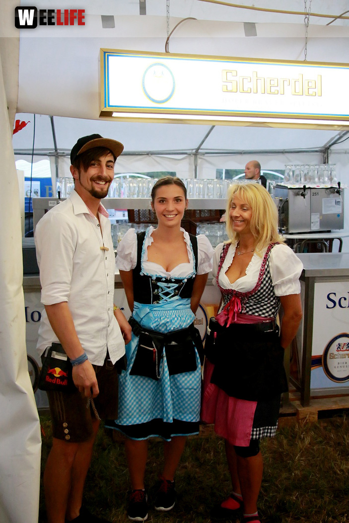 Festeröffnung mit Festanstich Stefan Müller 1. Gattendorfer Oktoberfestla