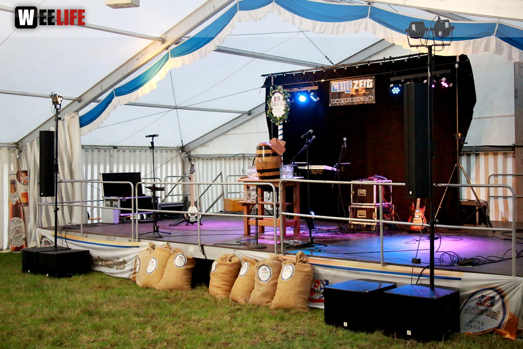 Festeröffnung mit Festanstich Stefan Müller 1. Gattendorfer Oktoberfestla