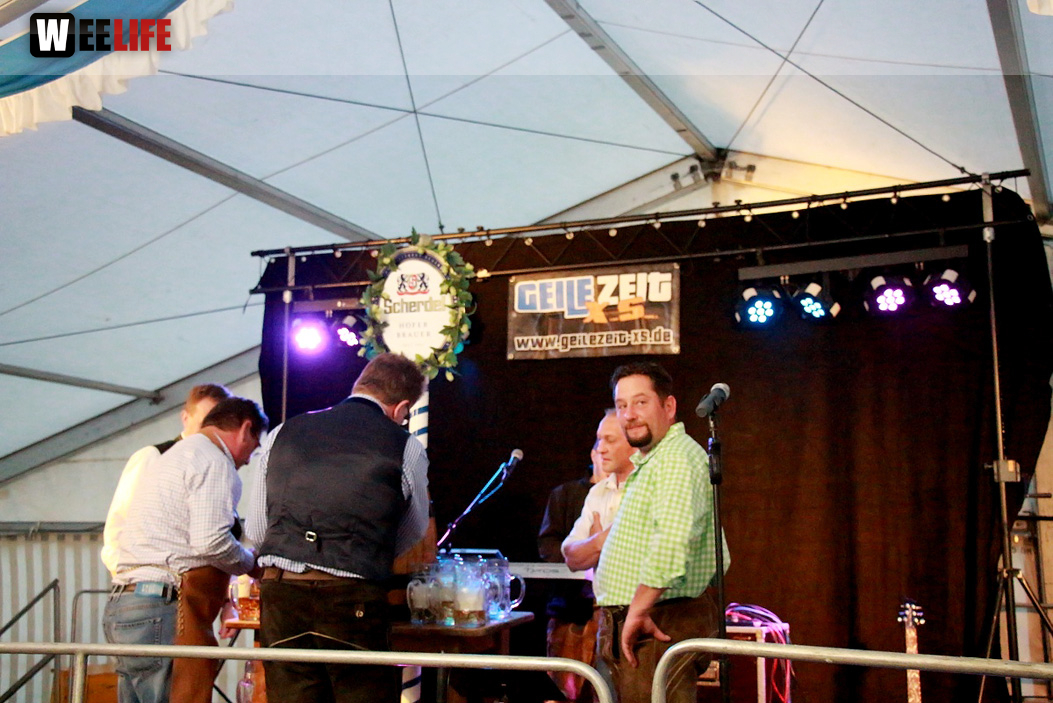Festeröffnung mit Festanstich Stefan Müller 1. Gattendorfer Oktoberfestla
