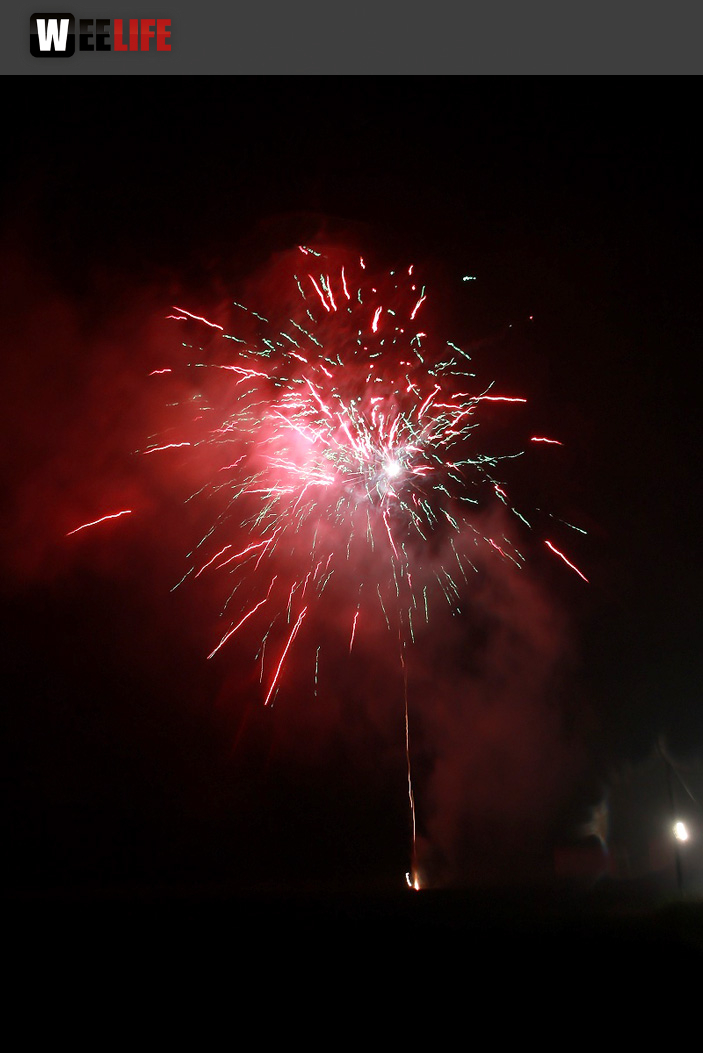 1. Gattendorfer Oktoberfestla Höhenfeuerwerk