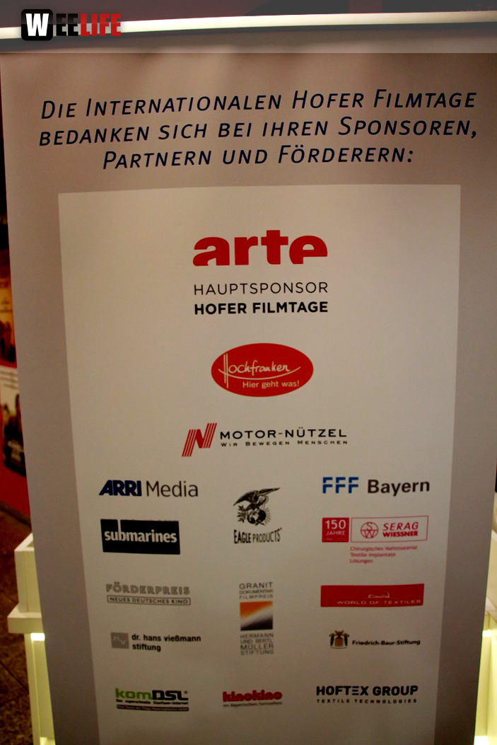 Eröffnung 50. Intern. Hofer Filmtage