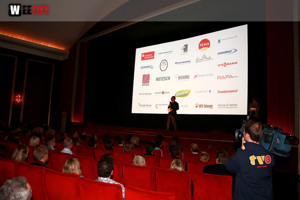 Jubiläumsevent der Unternehmer Initative Hochfranken Scala Kino