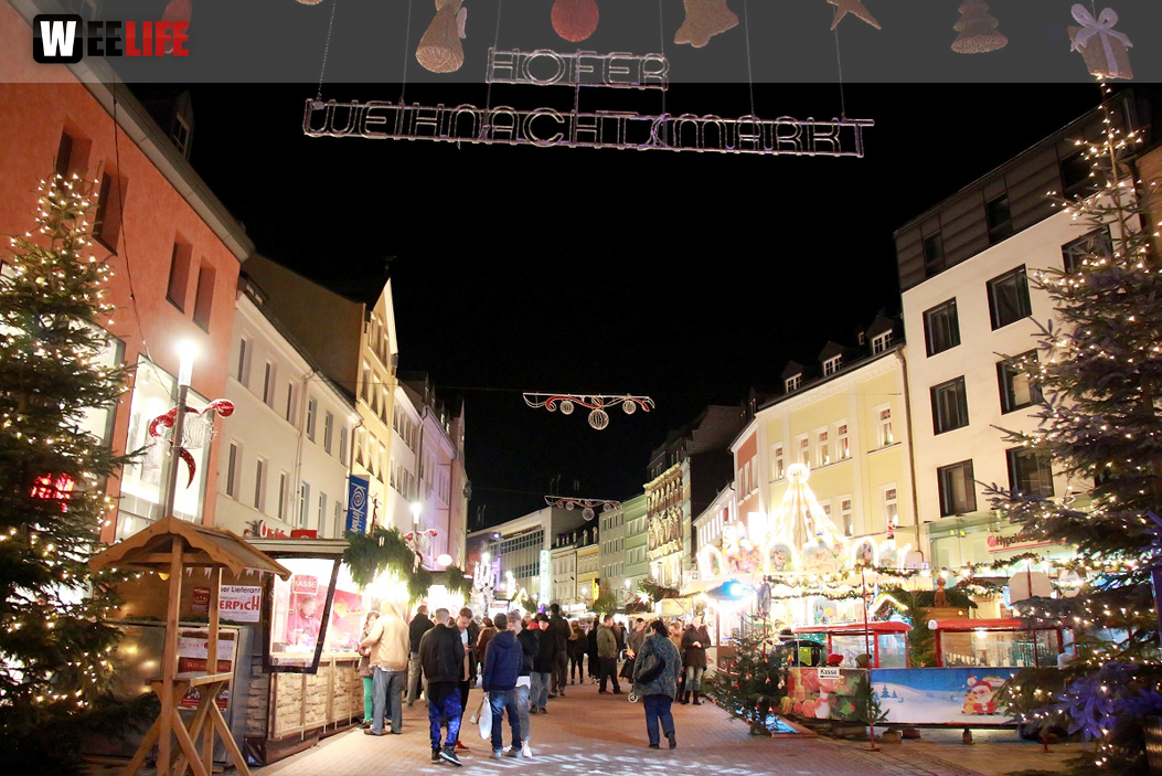 Hofer Weihnachtsmarkt 2016 mit Gery Gerspitzer