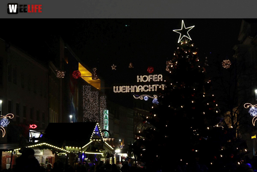Offizielle Eröffnung Hofer Weihnachtsmarkt  2016