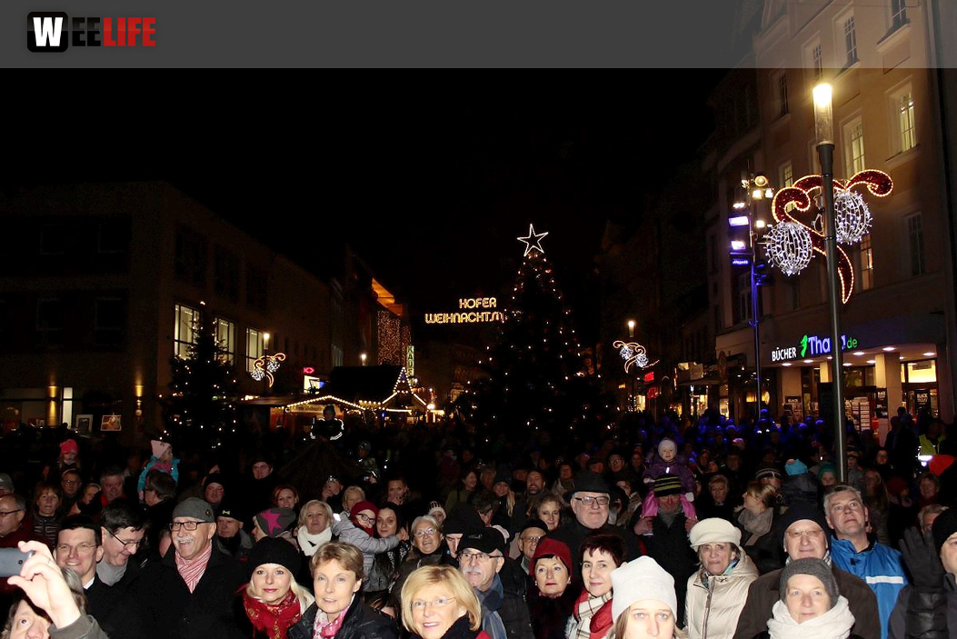 Offizielle Eröffnung Hofer Weihnachtsmarkt  2016