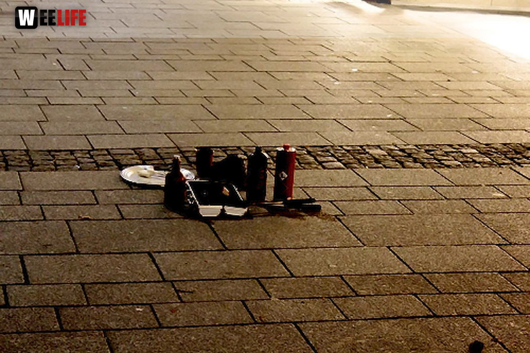 Weihnachtsmarkt mit Feuerkünstler Chariash