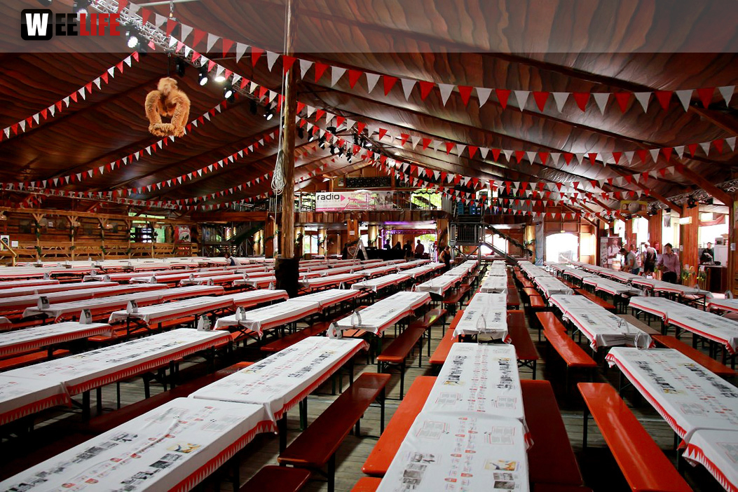 Letzte Vorbereitung Volksfest 2017
