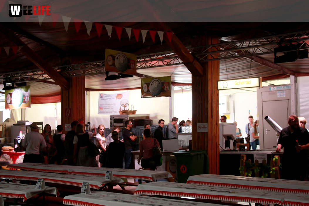 Letzte Vorbereitung Volksfest 2017