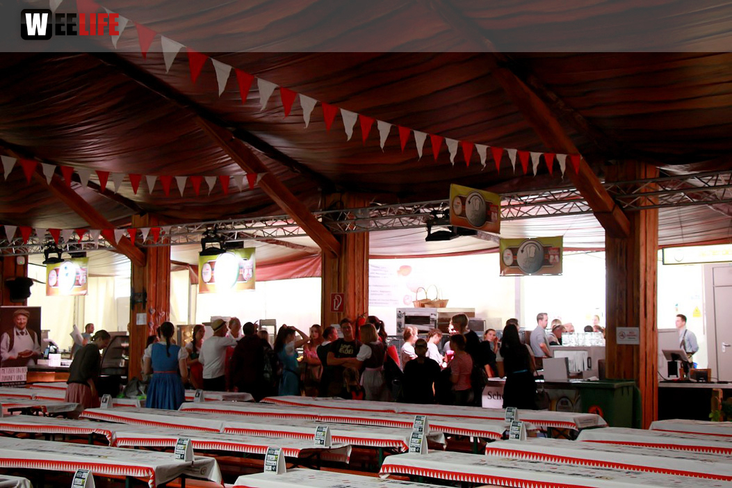 Letzte Vorbereitung Volksfest 2017