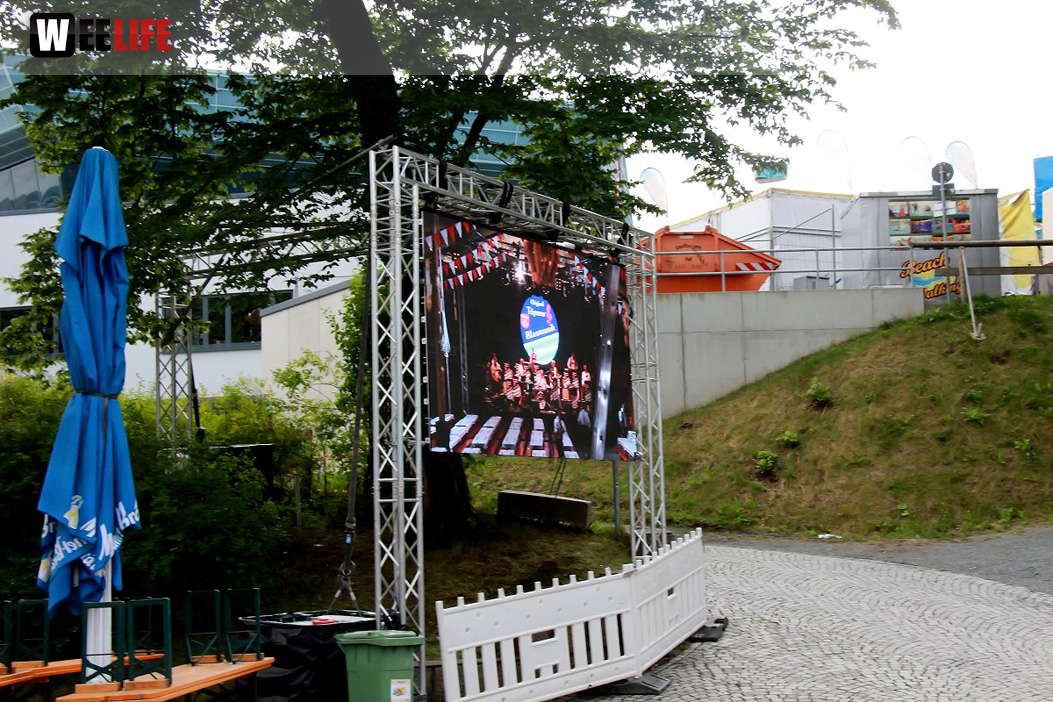 Letzte Vorbereitung Volksfest 2017