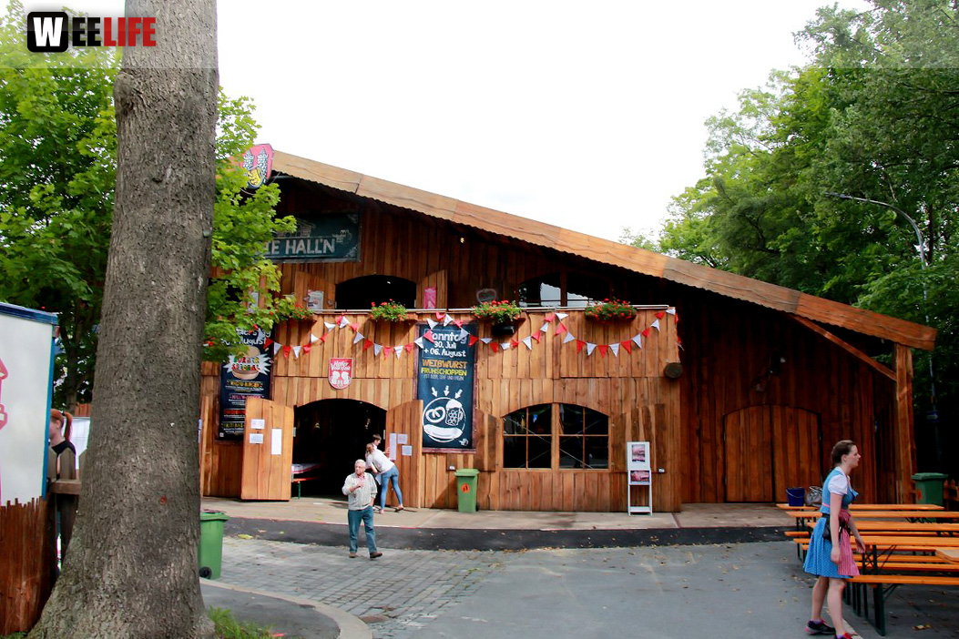 Letzte Vorbereitung Volksfest 2017