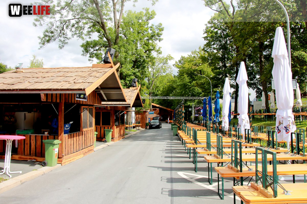 Letzte Vorbereitung Volksfest 2017