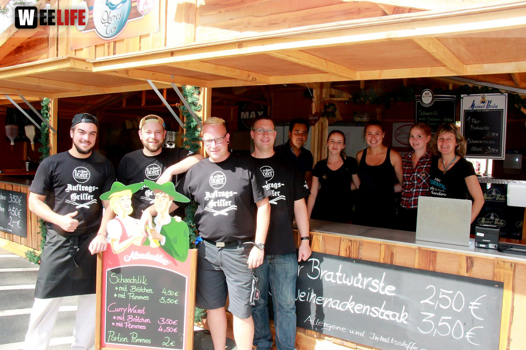 Letzte Vorbereitung Volksfest 2017