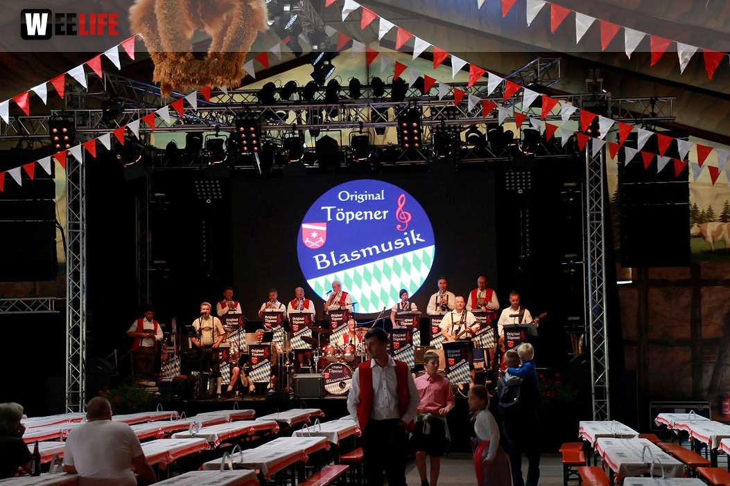 Letzte Vorbereitung Volksfest 2017