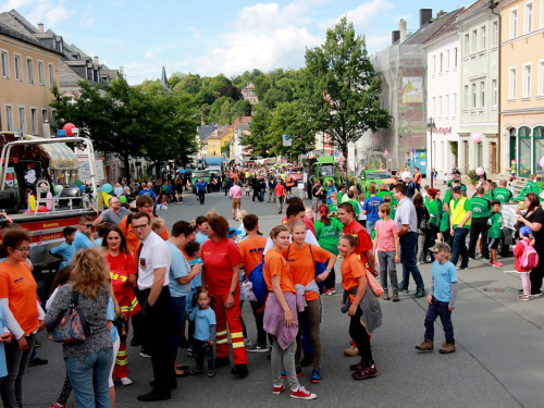 Aufstellung Volksfestumzug Hofer Volksfest 2017 – Foto 21