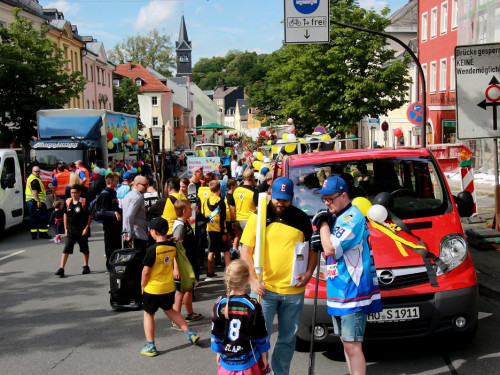 Aufstellung Volksfestumzug Hofer Volksfest 2017 – Foto 27