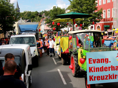 Aufstellung Volksfestumzug Hofer Volksfest 2017 – Foto 28