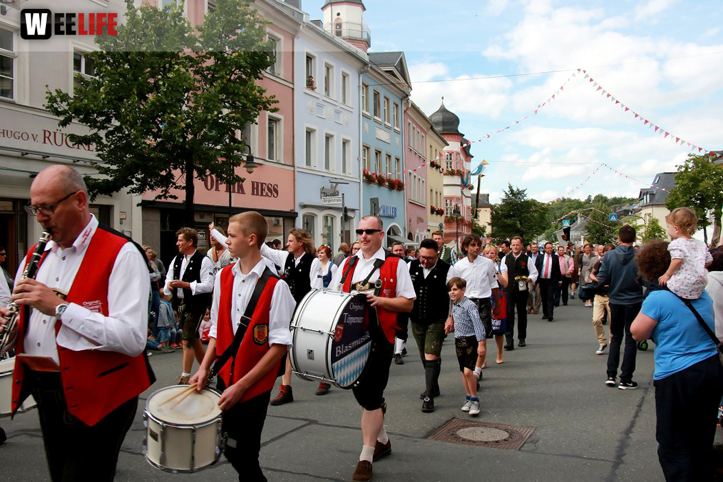 Volksfestumzug Hofer Volksfest 2017 28.7.17