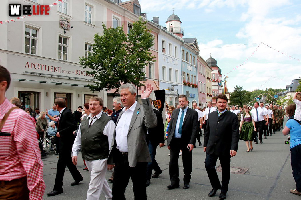 Volksfestumzug Hofer Volksfest 2017 28.7.17