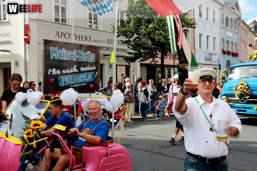 Volksfestumzug Hofer Volksfest 2017 28.7.17
