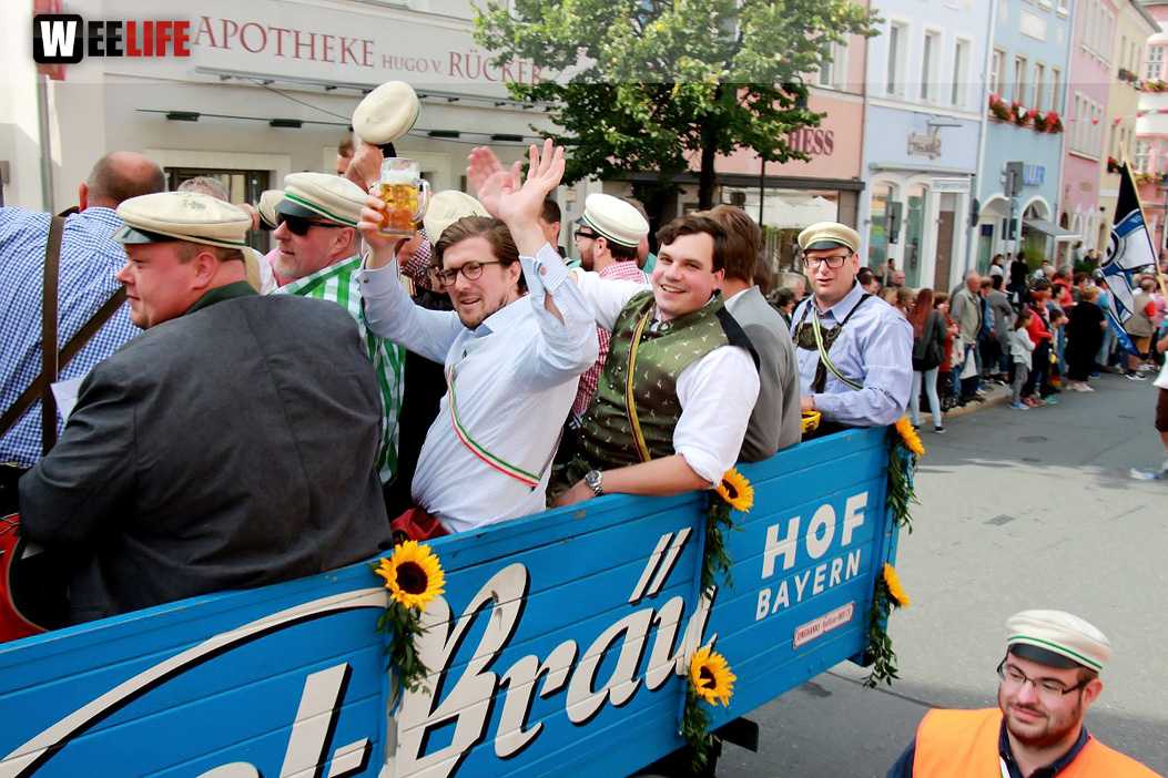 Volksfestumzug Hofer Volksfest 2017 28.7.17