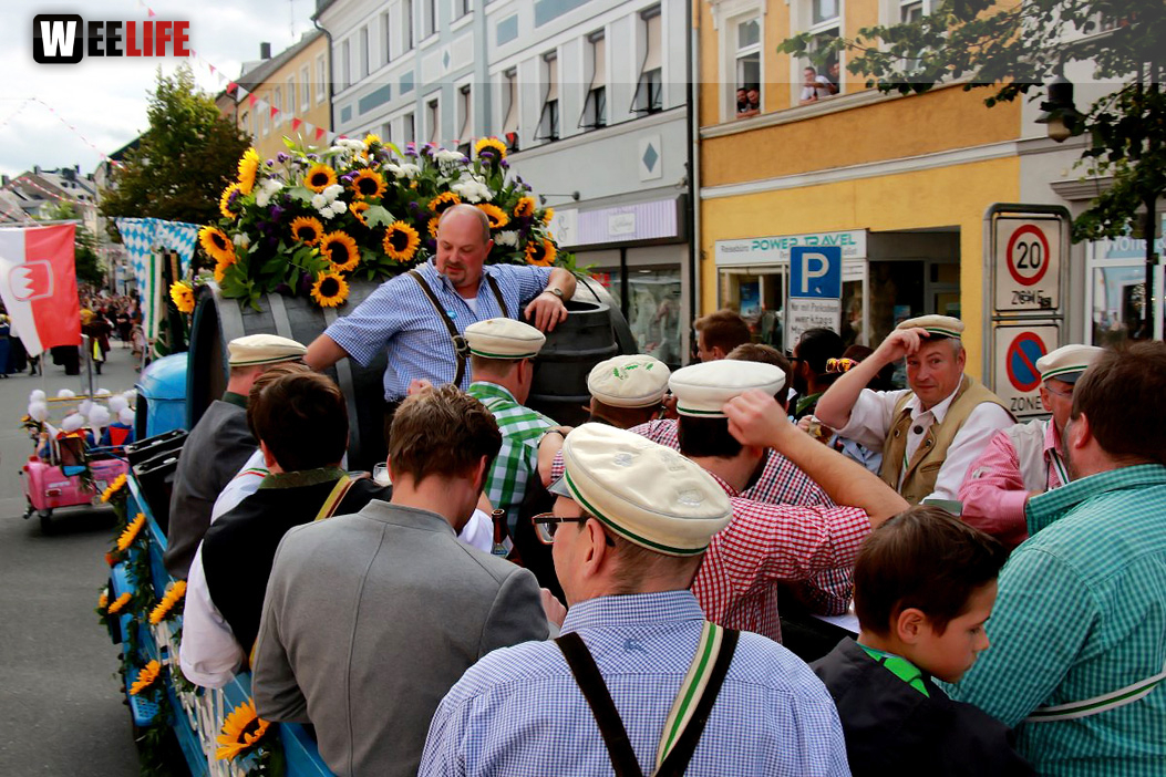 Volksfestumzug Hofer Volksfest 2017 28.7.17