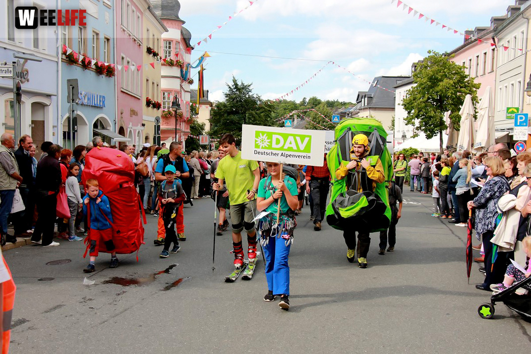 Volksfestumzug Hofer Volksfest 2017 28.7.17