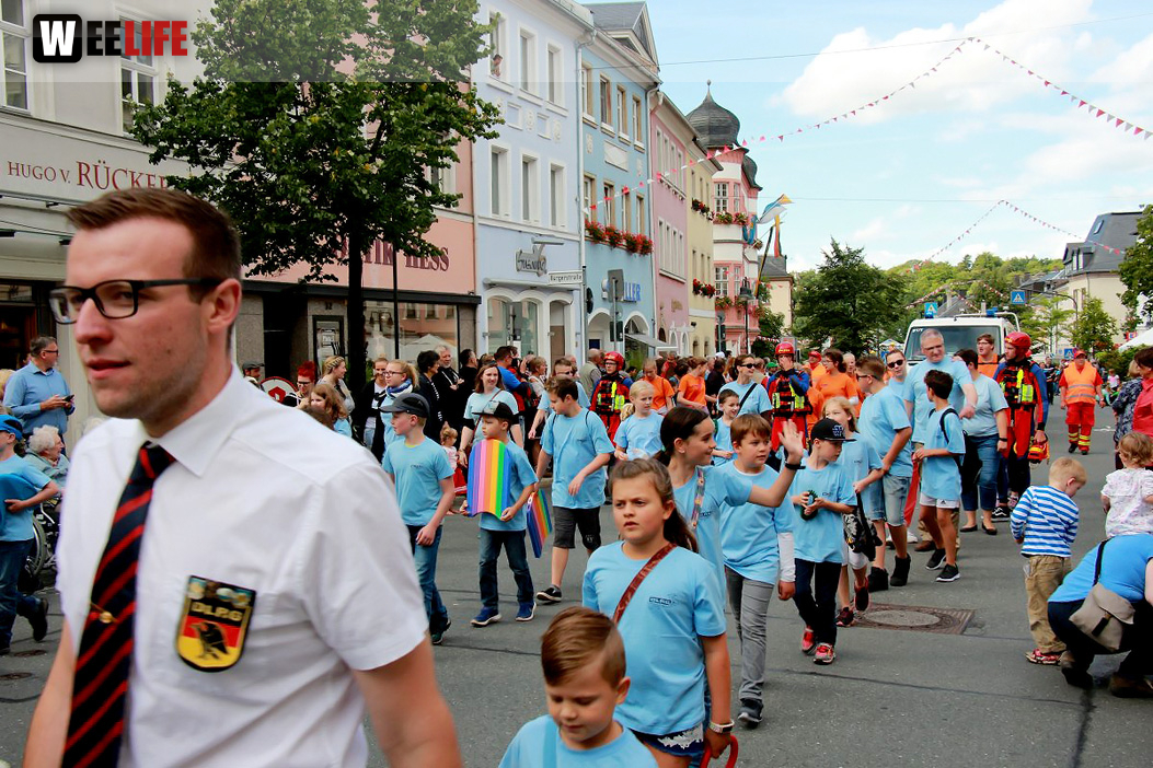 Volksfestumzug Hofer Volksfest 2017 28.7.17