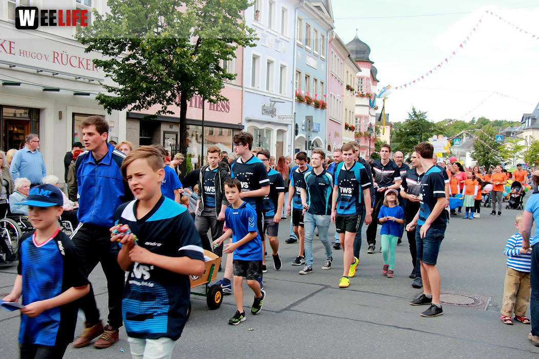Volksfestumzug Hofer Volksfest 2017 28.7.17