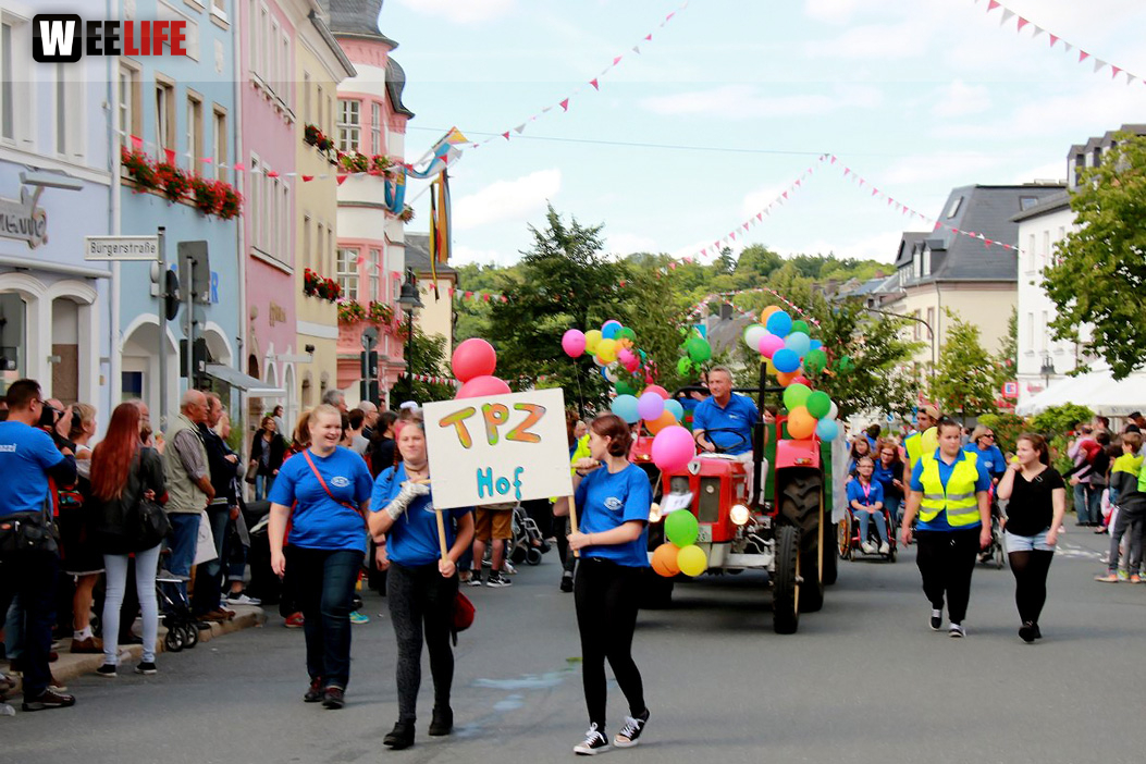 Volksfestumzug Hofer Volksfest 2017 28.7.17