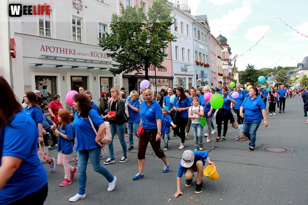 Volksfestumzug Hofer Volksfest 2017 28.7.17