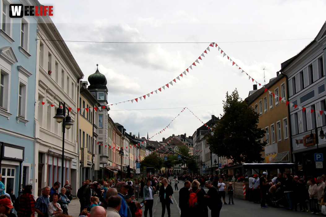 Zuschauer Volksfestumzug Hofer Volksfest 2017