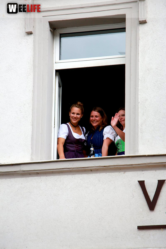 Zuschauer Volksfestumzug Hofer Volksfest 2017