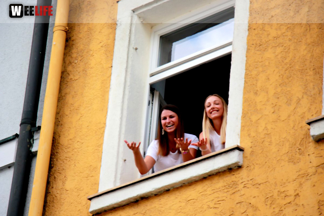 Zuschauer Volksfestumzug Hofer Volksfest 2017