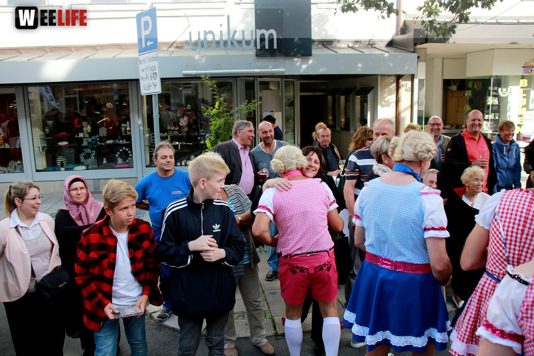 Zuschauer Volksfestumzug Hofer Volksfest 2017