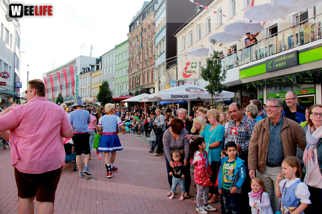 Zuschauer Volksfestumzug Hofer Volksfest 2017