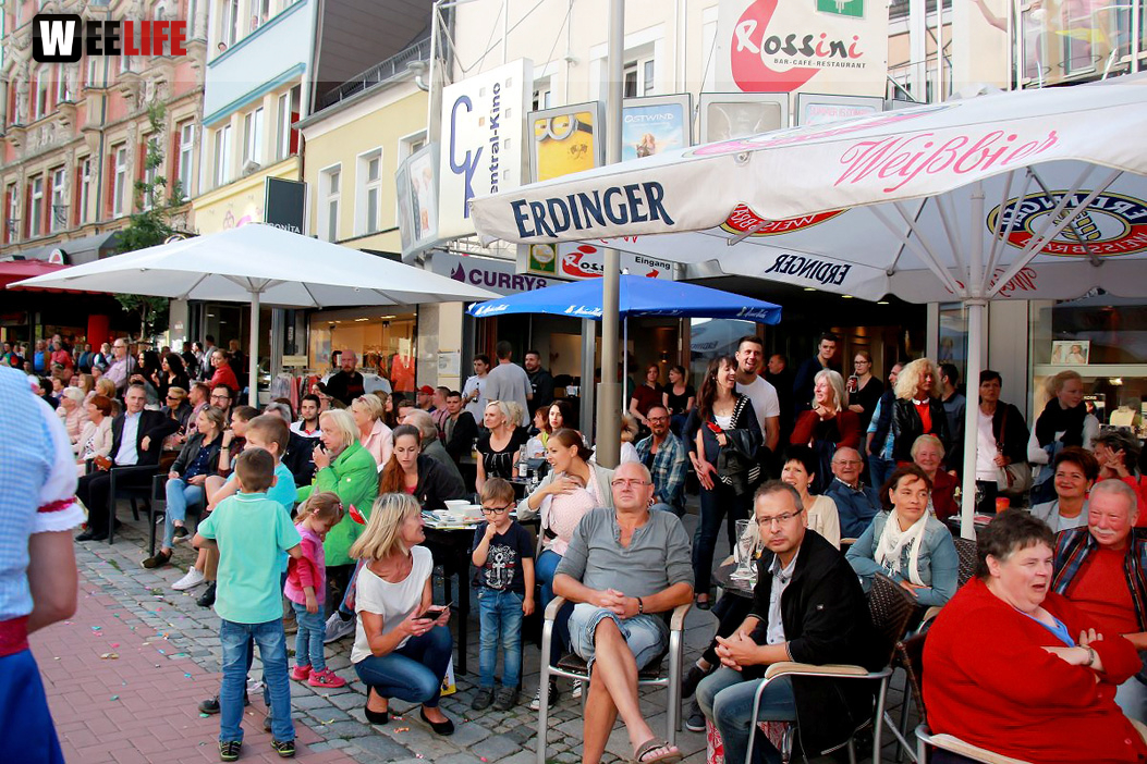 Zuschauer Volksfestumzug Hofer Volksfest 2017