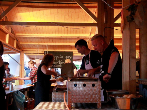 Auftakt mit der Original Töpener Blasmusik Hofer Volksfest 2017 – Foto 56