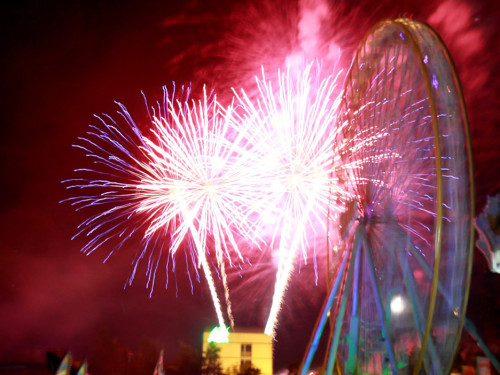 Eröffnungs Feuerwerk Hofer Volksfest 2017 – Foto 12