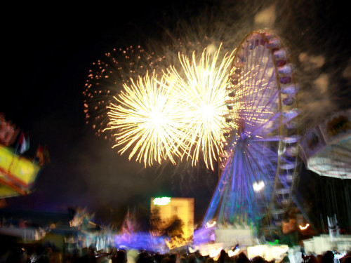 Eröffnungs Feuerwerk Hofer Volksfest 2017 – Foto 14
