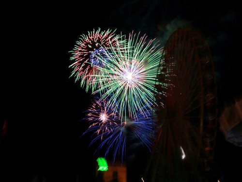 Eröffnungs Feuerwerk Hofer Volksfest 2017 – Foto 19