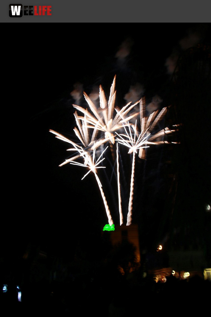 Eröffnungs Feuerwerk Hofer Volksfest 2017