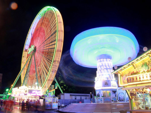 Langzeit Aufnahmen Hofer Volksfest 2017 – Foto 4