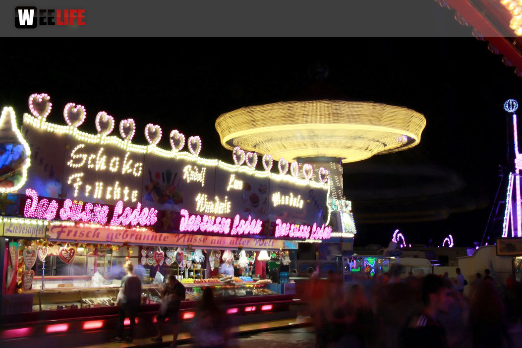 Langzeit Aufnahmen Hofer Volksfest 2017
