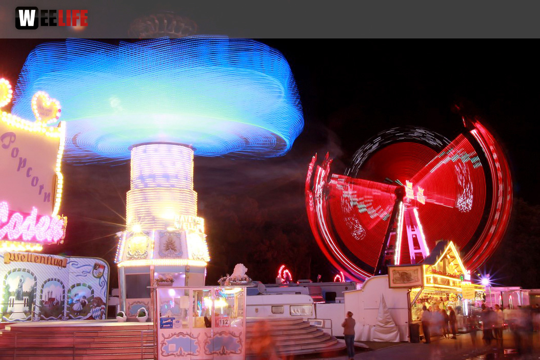 Langzeit Aufnahmen Hofer Volksfest 2017