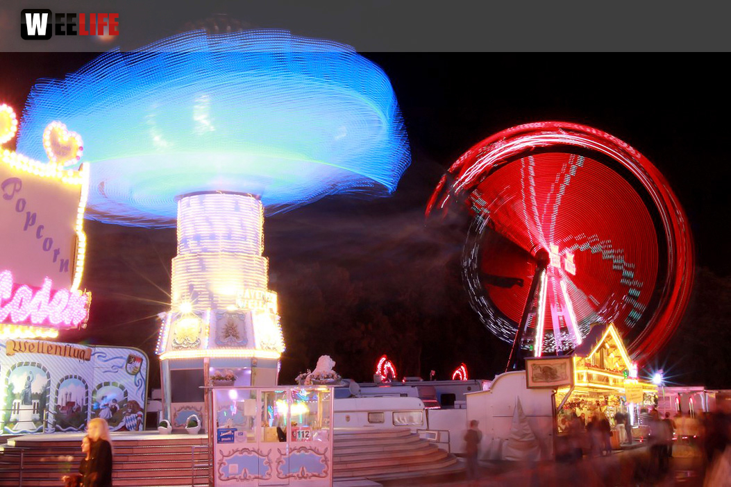 Langzeit Aufnahmen Hofer Volksfest 2017
