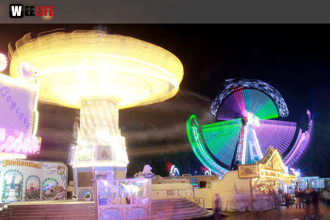 Langzeit Aufnahmen Hofer Volksfest 2017