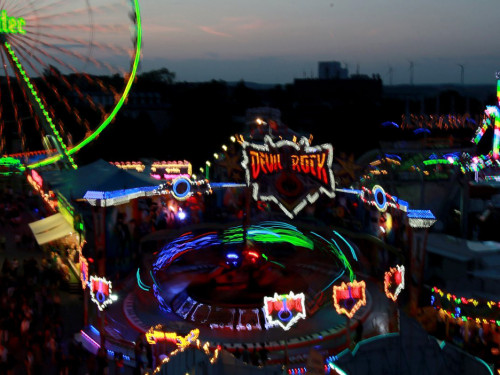 Hofer Volksfest 2017 bei Nacht – Foto 6