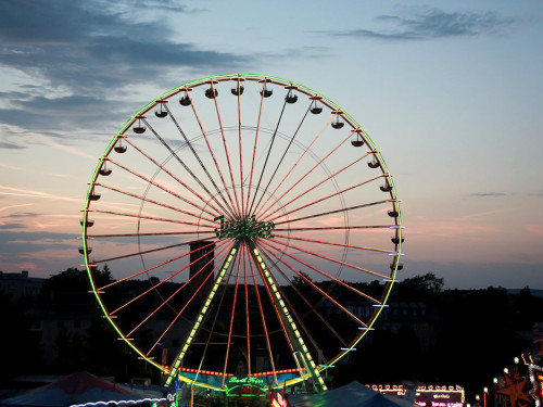 Hofer Volksfest 2017 bei Nacht – Foto 13